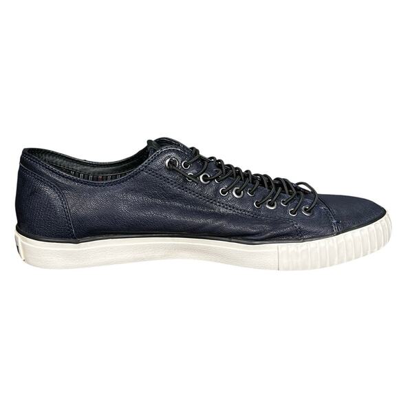 John Varvatos Bootleg Men’s Low Top Blue leather Sneakers Size US 12 main image 9